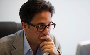 Aquilino Morelle, proche conseiller de François Hollande, à Paris le 3 mai 2012