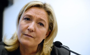 Marine Le Pen, la présidente du Front national, le 21 janvier 2014 à Paris.