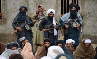 Des combattants talibans afghans.