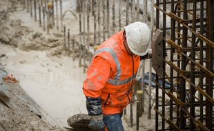 Un chantier. Illustration