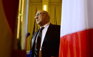 Le ministre des Finances Michel Sapin le 2 décembre 2014 à Berlin
