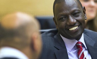 Le vice-président kényan William Ruto dans la salle d'audience de la Cour pénale internationale, à La Haye, le 10 septembre 2013