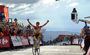 Alberto Contador le 13 septembre 2014 sur la Vuelta.
