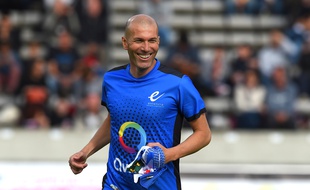 Zidane était de retour à Bordeaux pour un match caritatif.