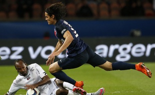 Edinson Cavani lors de PSG-Guingamp (3-0), le 22 septembre 2015.