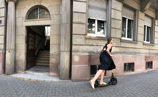 Strasbourg: Une flotte de trottinettes en libre-service va être installée à Strasbourg (Illustration)