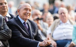 Gérard Collomb lors d'un déplacement à Lyon le 8 septembre 2017.