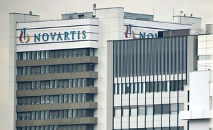 Le siège de l'entreprise pharmaceutique suisse Novartis à Bâle, le 25 octobre 2011