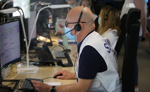 La salle de régulation du Samu 33
