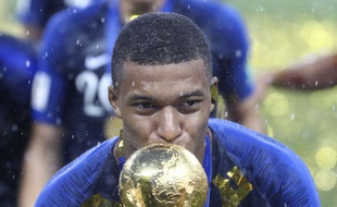 Kylian Mbappé, le 15 juillet 2018.