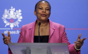 La ministre de la Justice, Christiane Taubira, le 7 novembre 2012, à Paris.
