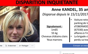 Capture d'ecran Facebook Anne Kandel