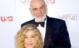 L'acteur Sean Connery et son épouse, l'artiste peintre Micheline Roquebrune