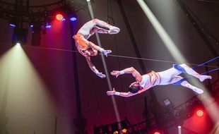 Les trapézistes Mendoza et le cirque d'Hiver Bouglione sont à Strasbourg, au Wacken, jusqu'au 3 janvier 2016.