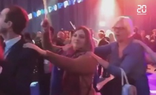 Au QG de Marine Le Pen, les militants ont dansé une bonne partie de la soirée.