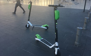 Installé le 26 septembre à Bordeaux, le service de trottinettes en libre-service de Lime a été suspendu le 31 octobre.