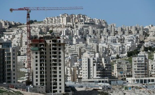 Des bâtiments en construction dans la colonie israélienne de Har Homa à Jérusalem Est le 7 mars 2016