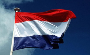 Le drapeau des Pays-Bas.