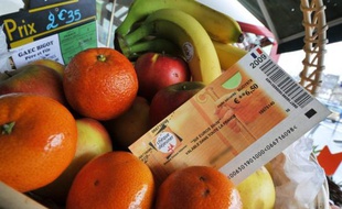 Illustration de tickets restaurant.