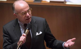 Le ministre du Budget Bernard Cazeneuve, à l'Assemblée nationale, le 9 octobre 2013.