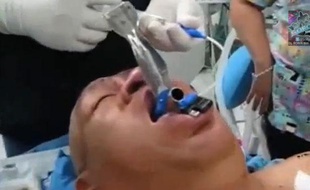 L'image publiée par le journal «El Pais» serait tirée, comme cette photo que nous publions, d'une vidéo postée sur le site Youtube