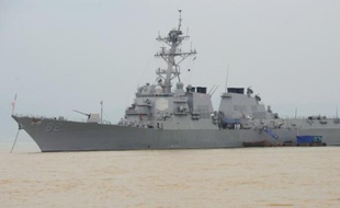 L'USS Lassen, le 7 novembre 2009, au Vietnam