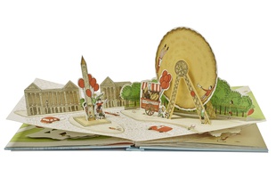 Le pop-up de la place de la Concorde, extrait du livre «Si Paris était un gâteau» (Marabout, 25,90 euros).