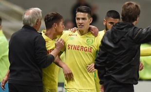 La joie des Nantais sur le but de Stepinski.