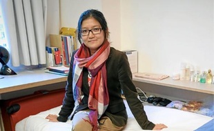 Xin Qiang (en haut) et Feifei vont passer un an et plus si affinités à Paris.