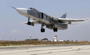 Un avion de l'armée russe