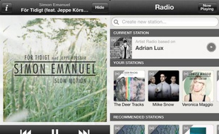La radio Spotify a été lancée sur iOS le 19 juin 2012.