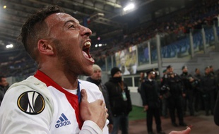 Corentin Tolisso a surtout connu des émotions fortes en Ligue Europa pour sa dernière saison à Lyon, à l'image de la qualification contre l'AS Roma.