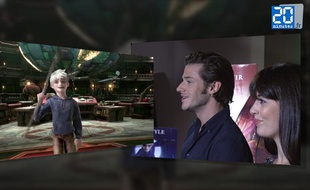 Nolwenn Leroy et Gaspard Ulliel en séance de doublage des «Cinq légendes».