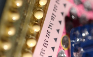 Illustration d'une pilule contraceptive aux Etats-Unis.