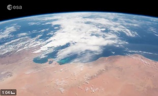 La Terre en timelapse vue par Thomas Pesquet.