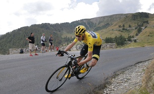 Christopher Froome lors de la 17e étape du Tour de France, le 22 juillet 2015.