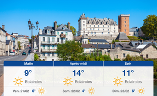 Météo Pau: Prévisions du jeudi 20 février 2020