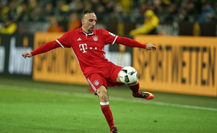 Franck Ribéry lors du match entre le Bayern Munich et le Borussia Dortmund le 19 novembre 2016.