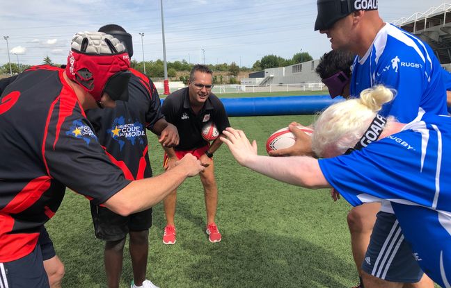 A un an de la Coupe du monde en France, le cécirugby transforme l'essai