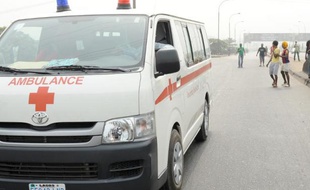 Une ambulance à Lagos, le 16 janvier 2012