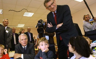 Vincent Peillon à Aubevoye (Eure) le 4 septembre 2012.
