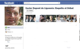 Capture d'écran de la page Facebook dédiée à l'enquête sur la tuerie de Nantes.