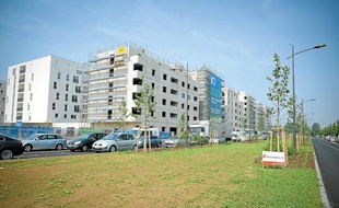 Dans le quartier du Bruckhof, plus de 900 logements vont voir le jour dans ce projet urbain, situé route du Rhin.