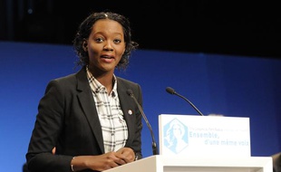 Rama Yade, lors du congrès du Parti radical, à Paris, le 15 mai 2011.