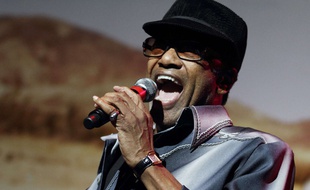 Bobby Womack, le 8 décembre 2012 à Adelaide (Australie), sur la scène de Gorillaz.