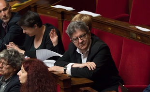 Jean-Luc Mélenchon à l'Assemblée en juin 2018.
