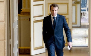 Le ministre de l'Economie Emmanuel Macron le 22 octobre 2014 à l'Elysée