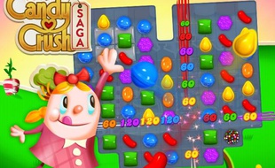 «Candy Crush Saga», jeu de puzzle édité par King.