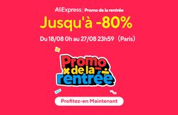 Des prix dingues sur les grandes marques grâce aux codes promos AliExpress