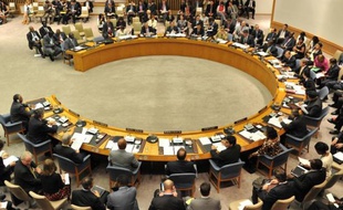 Le Conseil de sécurité de ONU à New York le 13 juillet 2011